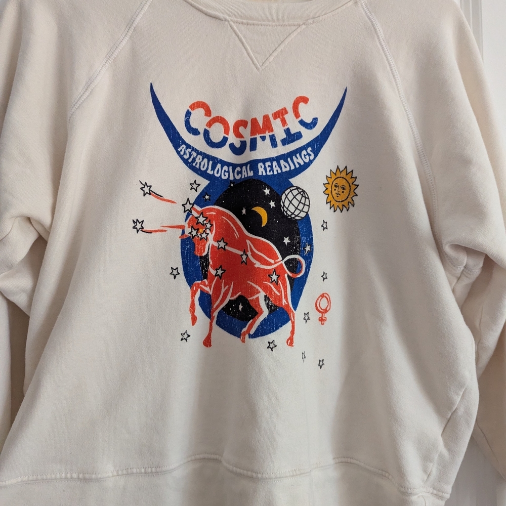 MOTHER Cream Sweatshirt